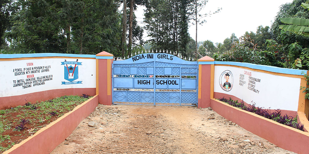 Ndiaini Girls' High School Main Gate